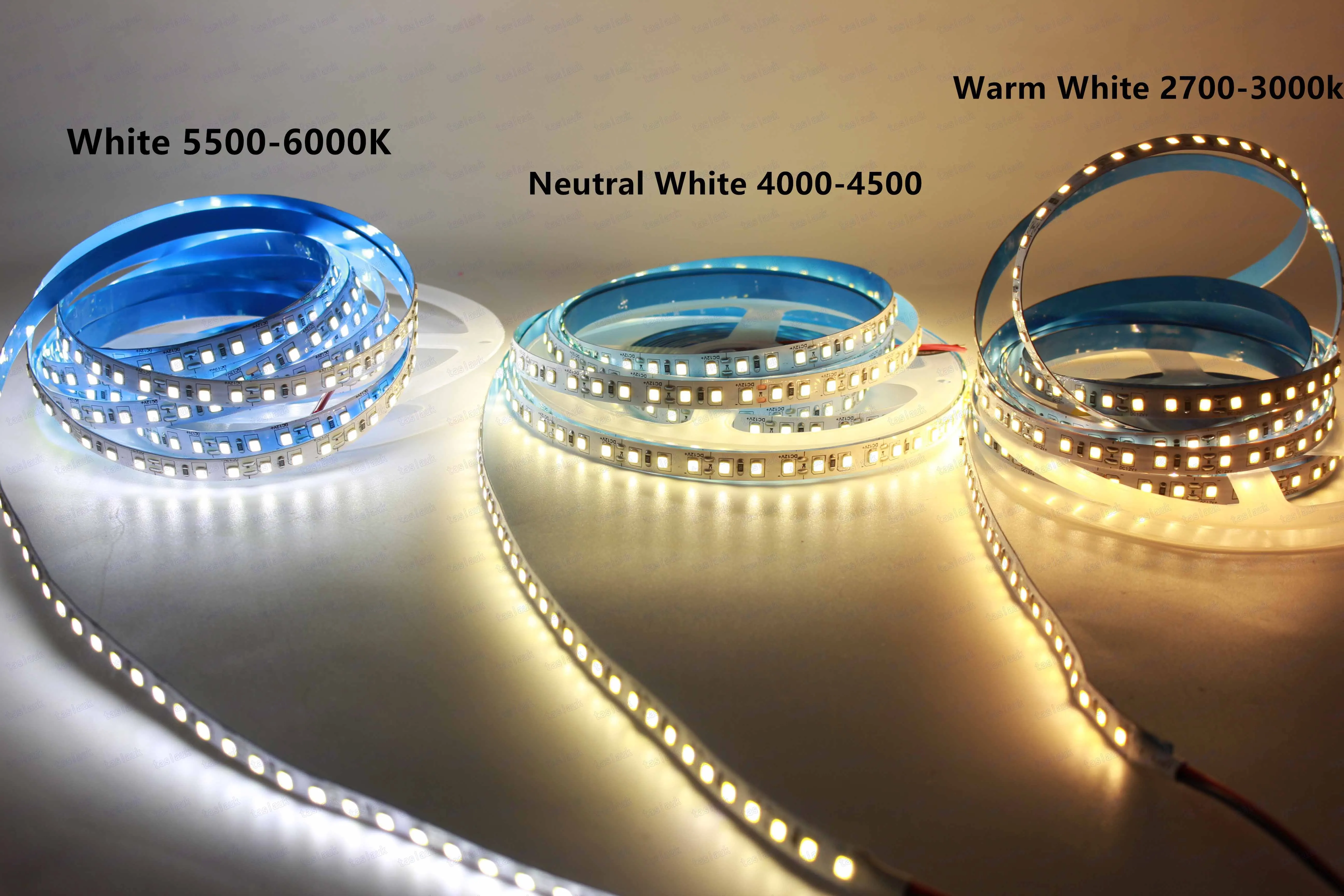 5V 12v 24v 2835 tira de LED 4mm 5mm 8mm PCB 120LEDs 120LEDs/M DC5 12V luz LED Flexible blanco cálido/blanco NW 5 m/lote