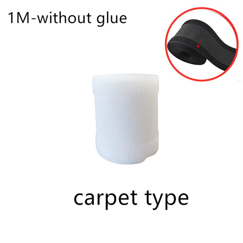 1/3 Meter Soft Adjustable Cable Cover Hook And Loop Management Sleeve Office Home Floor Carpet Wire Organizer Supplies: 1m-carpet type-white