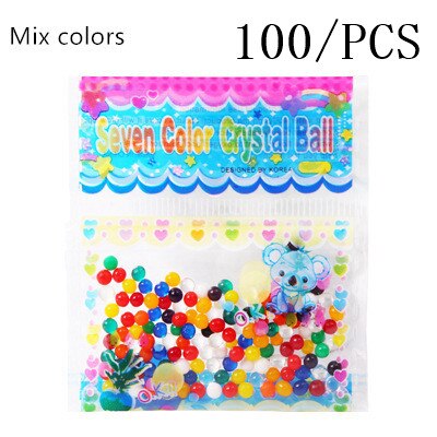 1@# Shooting Supplies Color Water Absorption Beads Bullet Non Toxic and Tasteless, Clean Environmental Protection 100/500Pcs/bag: 99 (100pcs 1Bag)