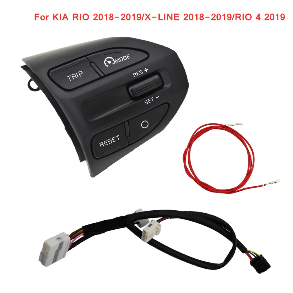 Multifunktionskontakt rat fartpilot volumen bluetooth knap til  k2 rio 4 kia rio x-line