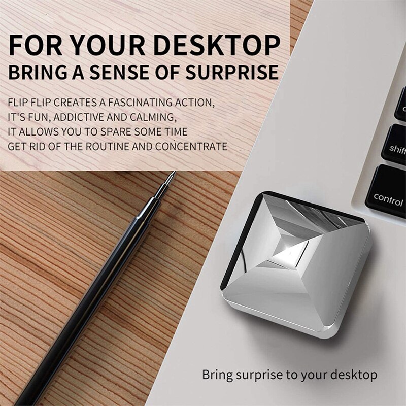 Flip Speelgoed Desktop Flip Roterende Speelgoed Pocket Stress Relief Speelgoed Zinklegering Vingertop Decompressie Flip Speelgoed