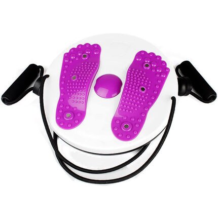 Plastic Waist Twisting Disc Board Body Building Fitness Equipment Twist Boards Foot Massage Plate Twister Exercise Gear: Purple 