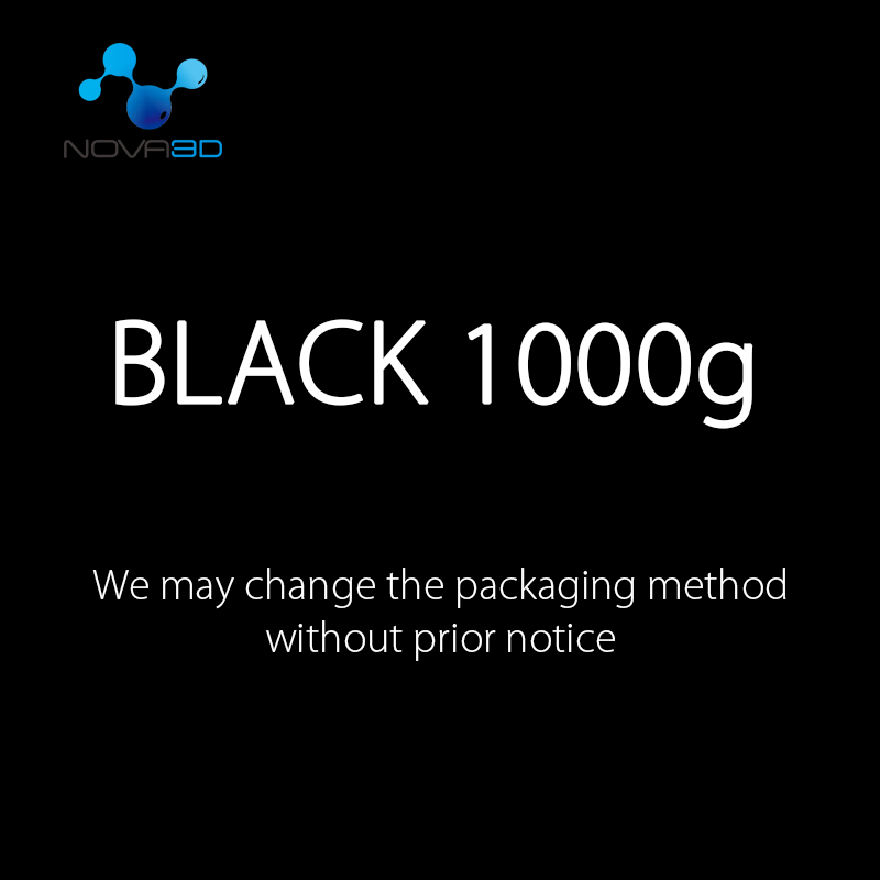 Nova3d Resin for 3d Printer 500g/1kg Liquid Photopolymer Resin 405nm UV Resin LCD 3D Printing Material Sensitive Resina: black 1000g