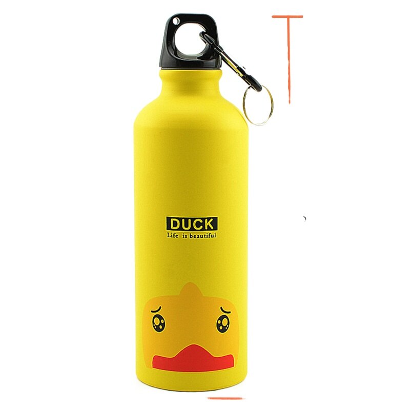 500Ml Leuke Water Bolttle Mooie Dieren Outdoor Draagbare Sport Camping Wandelen Fiets School Kids Water Fles Creatieve