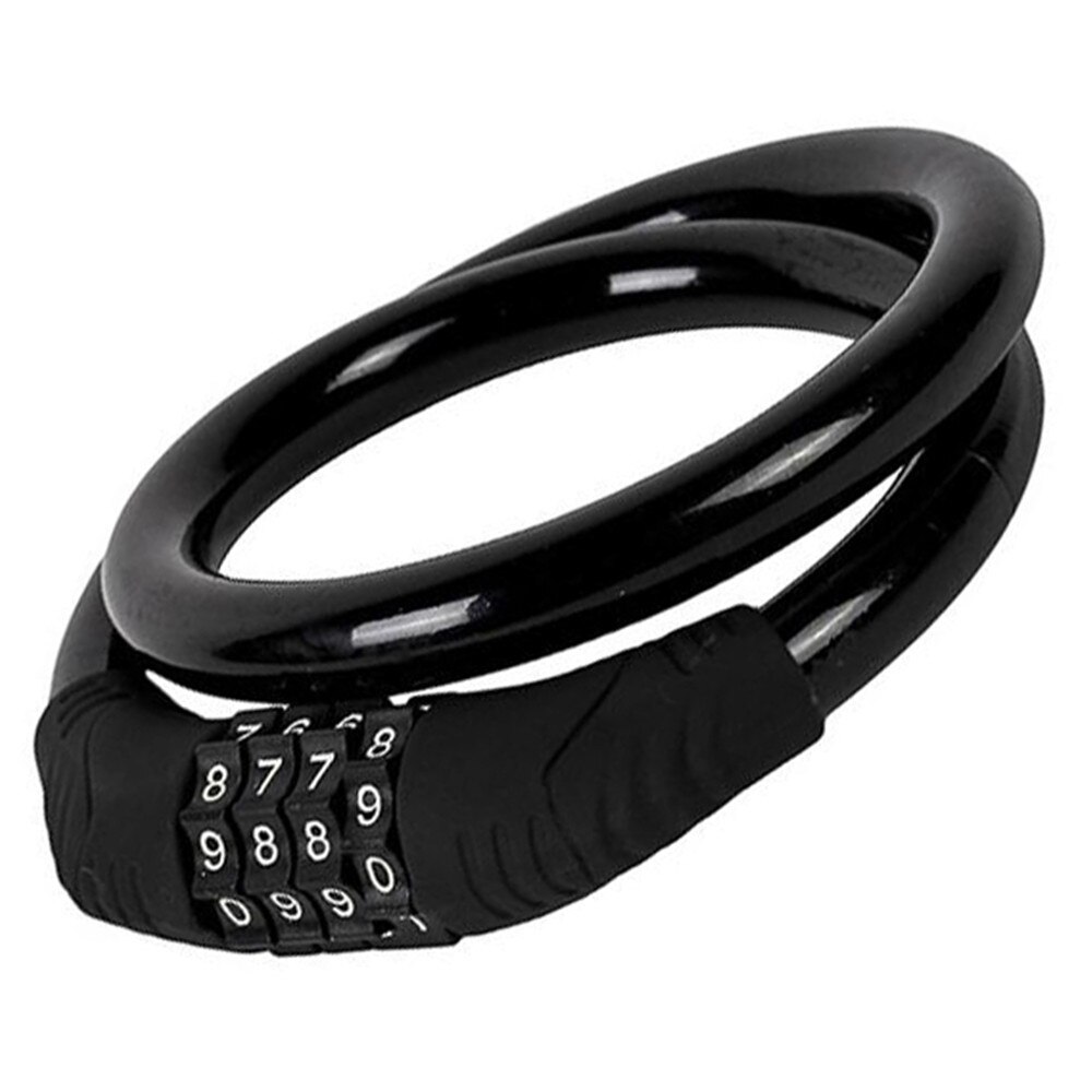 Bike Password Lock Anti-Theft Combination Number Code Bicycle Lock Steel Cable Chain Security Safety Lock Bike Cycle Accessories
