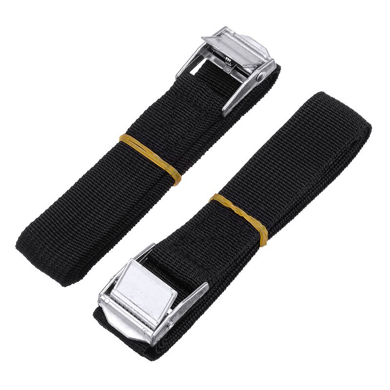 4 st svart bil auto zink kam spännen spänne remmar last surrband bagage binda 25mm x 1.5m tillbehör verktyg
