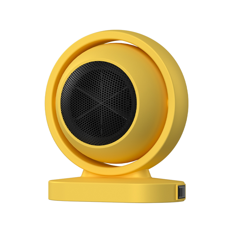 Mini kleine Solarheizung geräuscharme Lufter hitzer schnelle Heizung Destop Lüfter Heizung Winter heizung wärmer für Home-Office-Raum: YELLOW