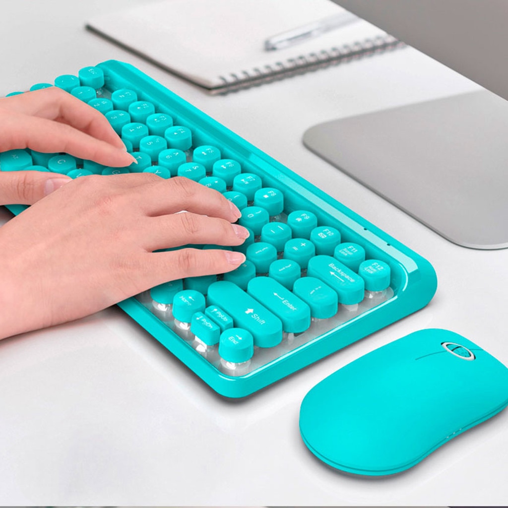 2.4g trådløse tastatur mus brugervejledning trådløst multimedie tastatur til pc gaming tastatur mus sæt til pc