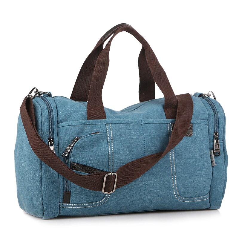 Koreaanse Versie van de Eenvoudige mannen Handtas Toevallige Wilde Grote Capaciteit Canvas Tas Mode Persoonlijkheid Schouder Messenger Bag