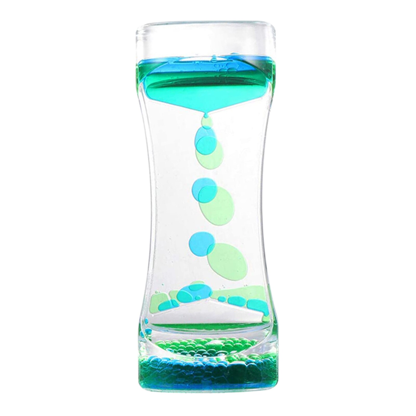 Temporizador de movimiento líquido para juguetes sensoriales calmantes temporizador de movimiento líquido para decoración de escritorio, de novedad, BV789: Blue Green