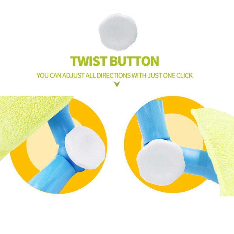 Long Pole Window Cleaner Telescopic Pole Floor Mop Brush Universal Glass Scraper Glass Scraper + Dusting Duster Box