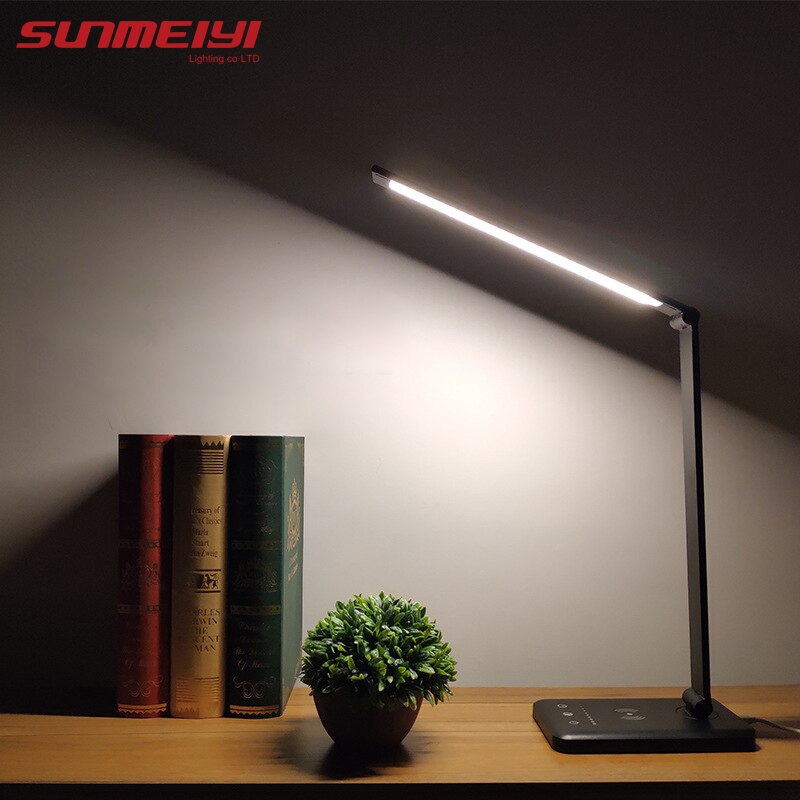 Led Desk Lamps USB Eye-Protection Table Lamp 5 Dimable Level Touch Night Light For Bedroom Bedside Reading lampara escritorio