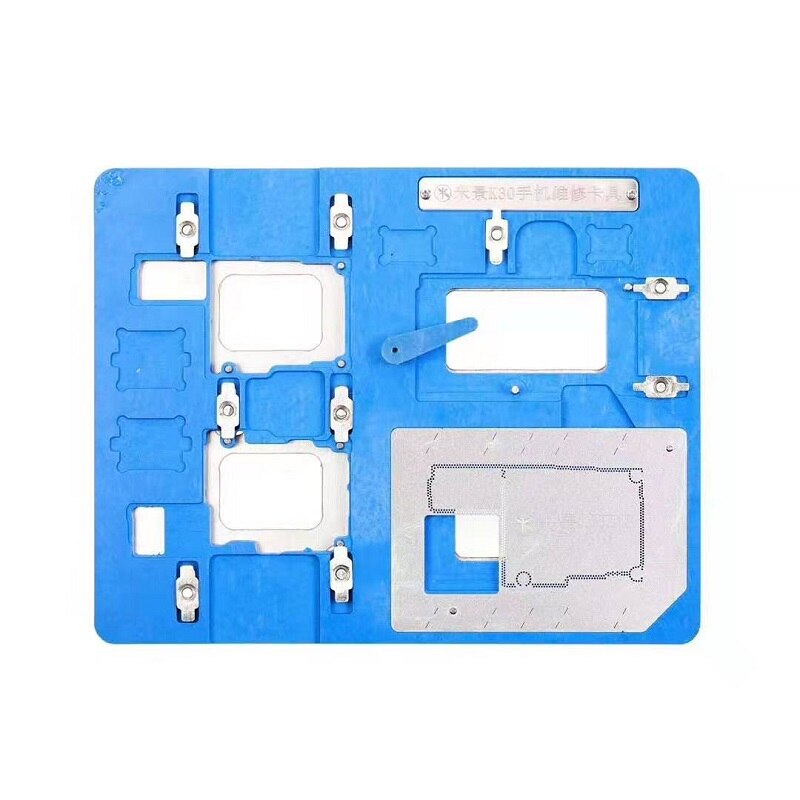 MJ K30 3 w 1 wielofunkcyjny uchwyt mocujący PCB dla iPhone 11zawodowiec Max BGA lutowania naprawa Reballing platforma cyny sadzenia oprawa