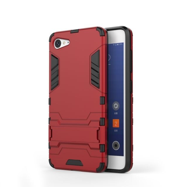 For Lenovo ZUK Z2 Case with Stand Hard Strong Durable Case For ZUK Z2: red