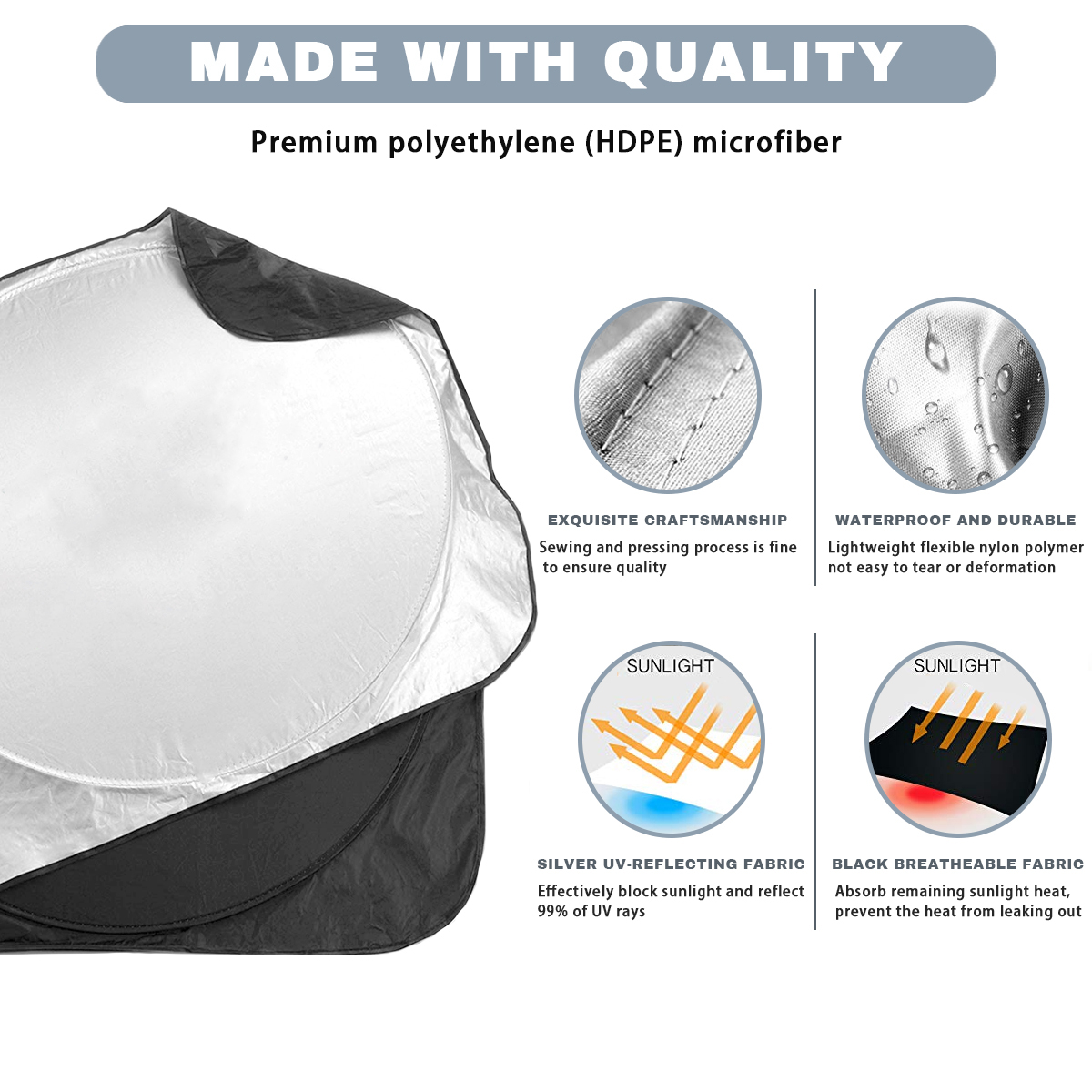 For Mercedes Benz W212 W204 W203 W205 W211 A B C E Class Car Windshield Sunshade Sunscreen Parasol Coche Sun Shade Visor Cover