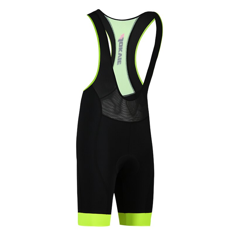 cuissard à bretelles homme vert fluo