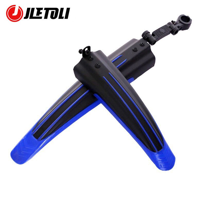 Jletoli Fiets Spatbord Mountainbike Fenders Quick Mount Fietsen Spatbord Wings Voor Fiets Voor/Achter Fenders Fiets Onderdelen: Dark blue