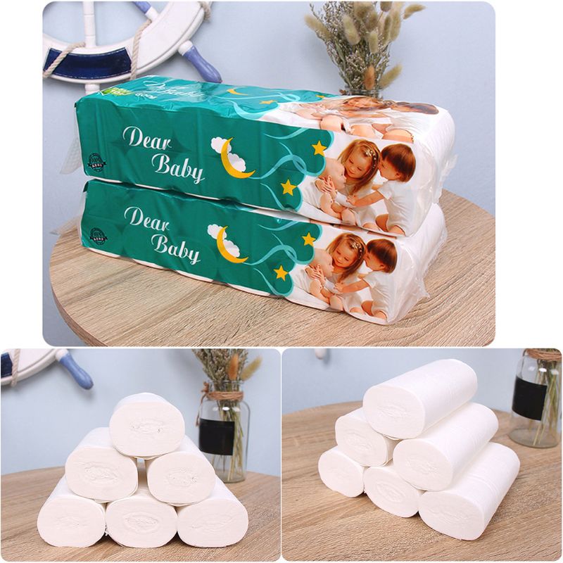 12Rolls Multifold Toilet Paper Soft Strong Series 4-Ply Roll Sheets Bath Tissue X7YB