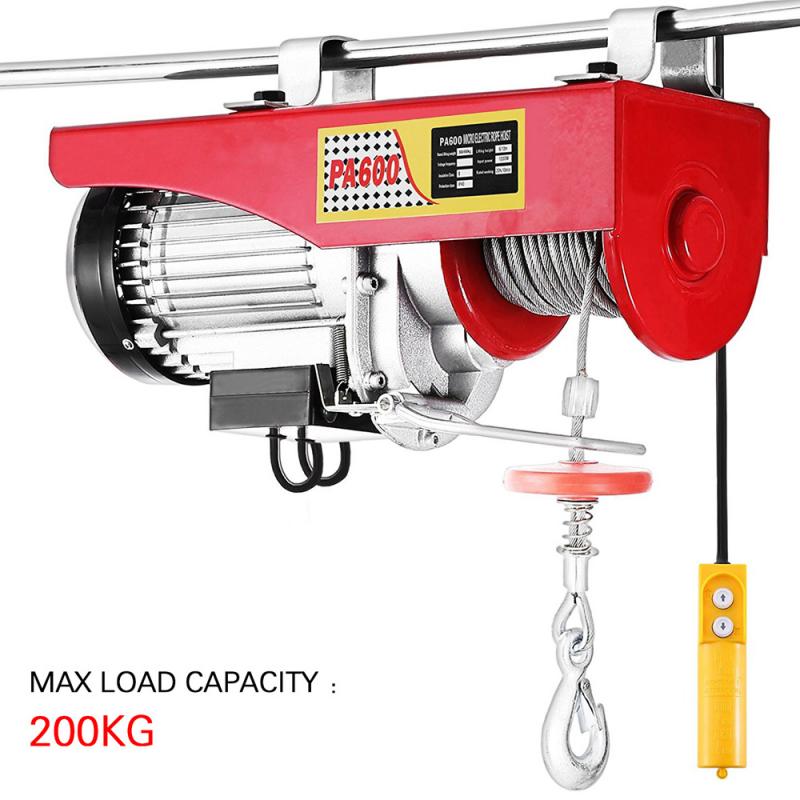 Elektrische Takel Kabel Lier Motor Touw Slag Kabel Hoist Kabel Winch Crane Lier Voor Boot Auto Wond Materiaal Handling Gereedschap hwc