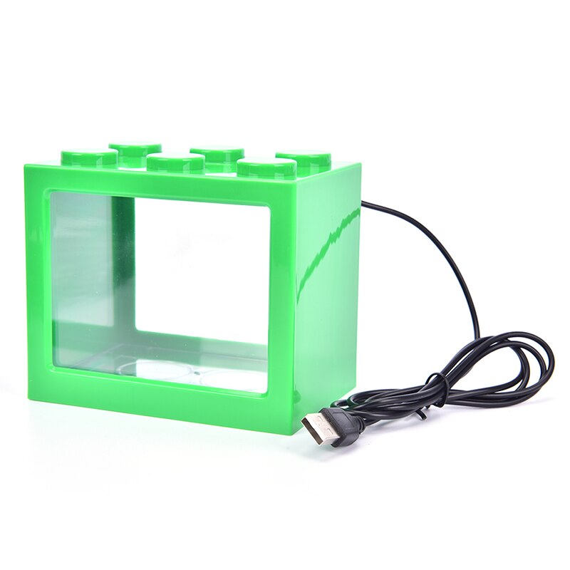 Mini Fish Tank Fish Tank Home Office Sofa Desktop Aquarium Turtle Tank: GN