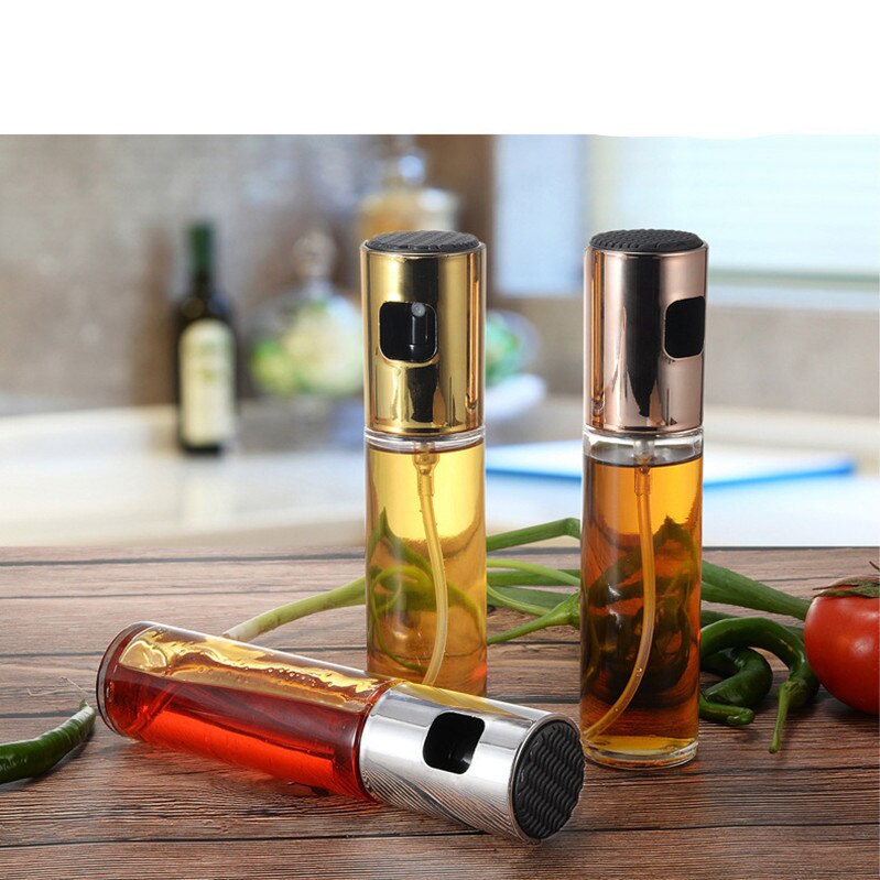 Kitchen Spray Bottle Leak-Proof Oil Vinegar Spray Bottles Gravy Boats for Bbq Baking Tool