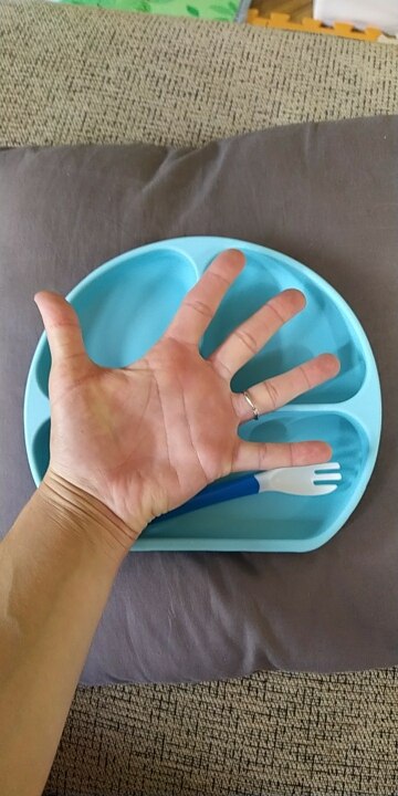 Xcqgh Food Grade Silicone Baby Kinderen Servies Schotel Vork Lepel Bib Set Babyvoeding Producten Plaat