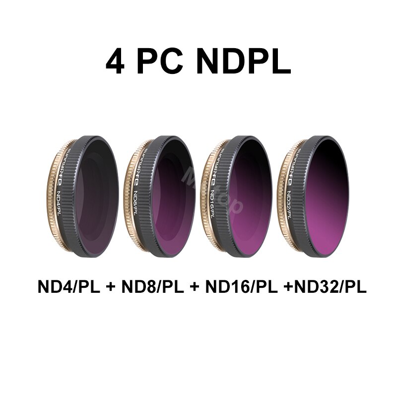 Tauchen Filter CPL Polar Filter für DJI OSMO Action ND 4 8 16 32 UV Schützen Objektiv Filter Für OSMO action Kamera Objektiv Zubehör: 4 PC ND PL