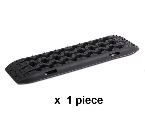 10T 20T Recovery Track Offroad Snow Sand Track Mud Trax Self Rescue Anti Skiding Plate Muddy Sand Traction Assistance: Black