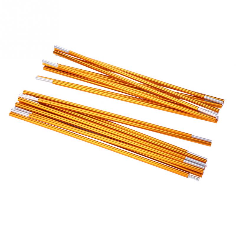 2 pieces/lot 7,9mm tent poles aluminium alloy camping ten poles support frame bars awning tent accessories for outdoor camping hiking