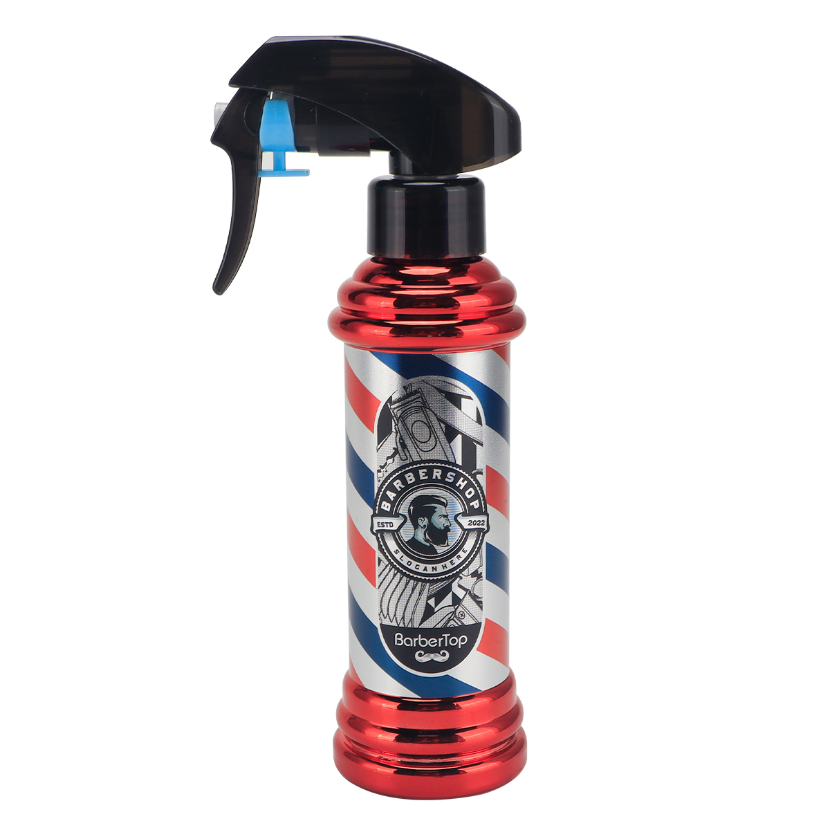 Pulverizador de agua para peluquería, botella pulverizadora para peluquero, herramientas de corte de pelo, accesorio de estilismo para barbería: Borgoña