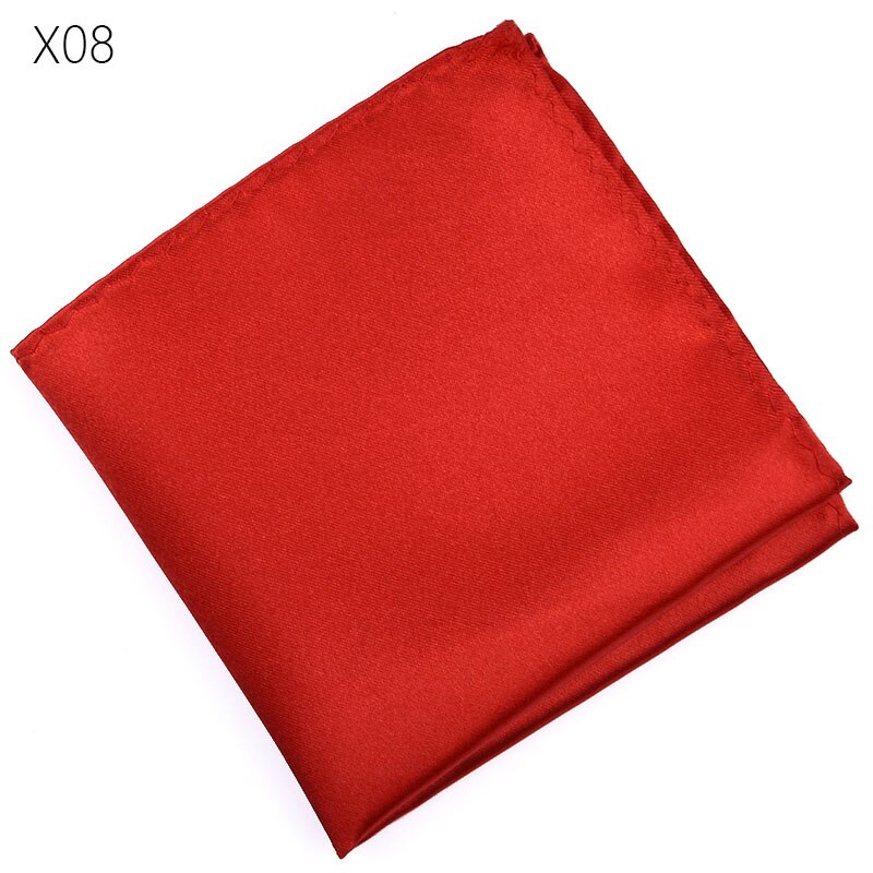Mænd hvid lommetørklæde jakkesæt lommehåndklæde tilbehør bryllupsfest fest jubilæum kommerciel sort rød blå: X08