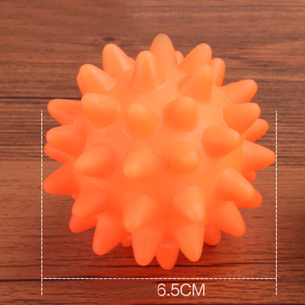 Rubberen Bal Speelgoed Mooie Hond Pet Fun Spikey Bal Bijten Kauwen En Speelgoed Tanden Schoonmaakproducten Voor Huisdier Speelgoed puppy