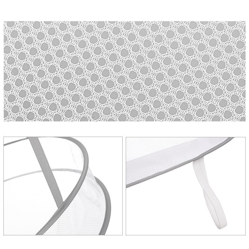 Clothes Drying Basket Household Sweater Drying Net Windproof Hanging Clothes Drying Net 3 Colors Double-layer Laundry Rack Mesh