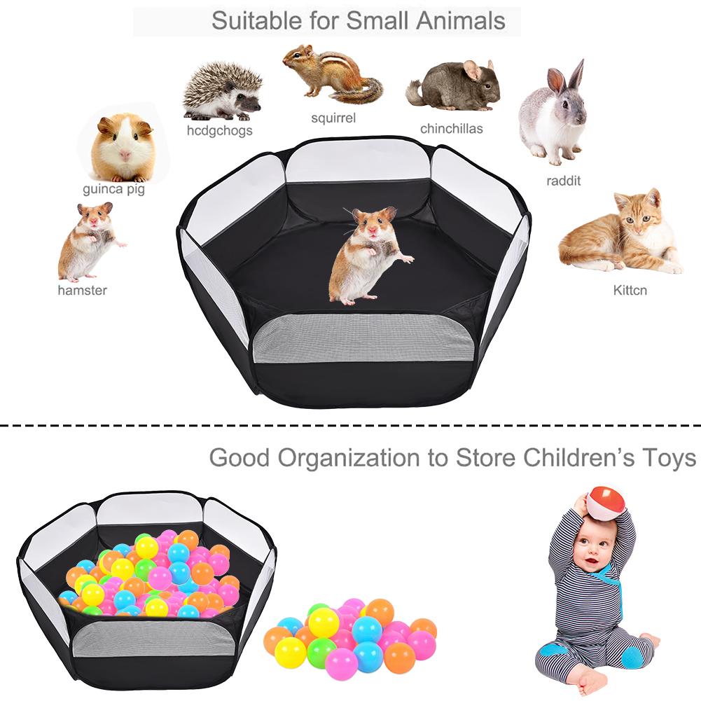 Pet Box Opvouwbare Kleine Dieren Kooi Tent Kippenhok Outdoor Pop Up Oefening Hek Voor Hond Kat Konijnen Hamster