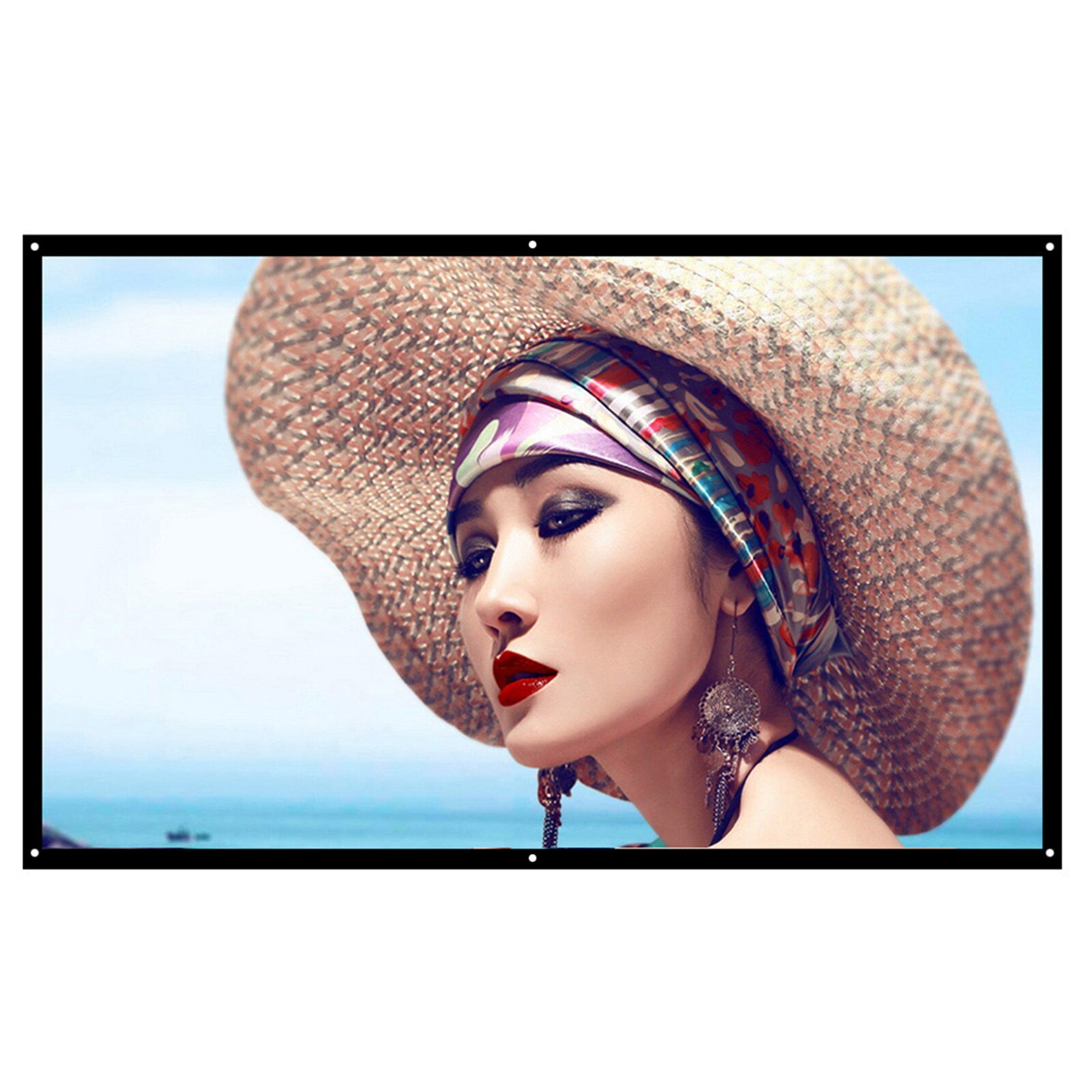 16:9 Full HD Projector Screen Home Cinema 60/72/100/150 Inch Indoor Outdoor Foldable Video Projection Screen Projector Scherm