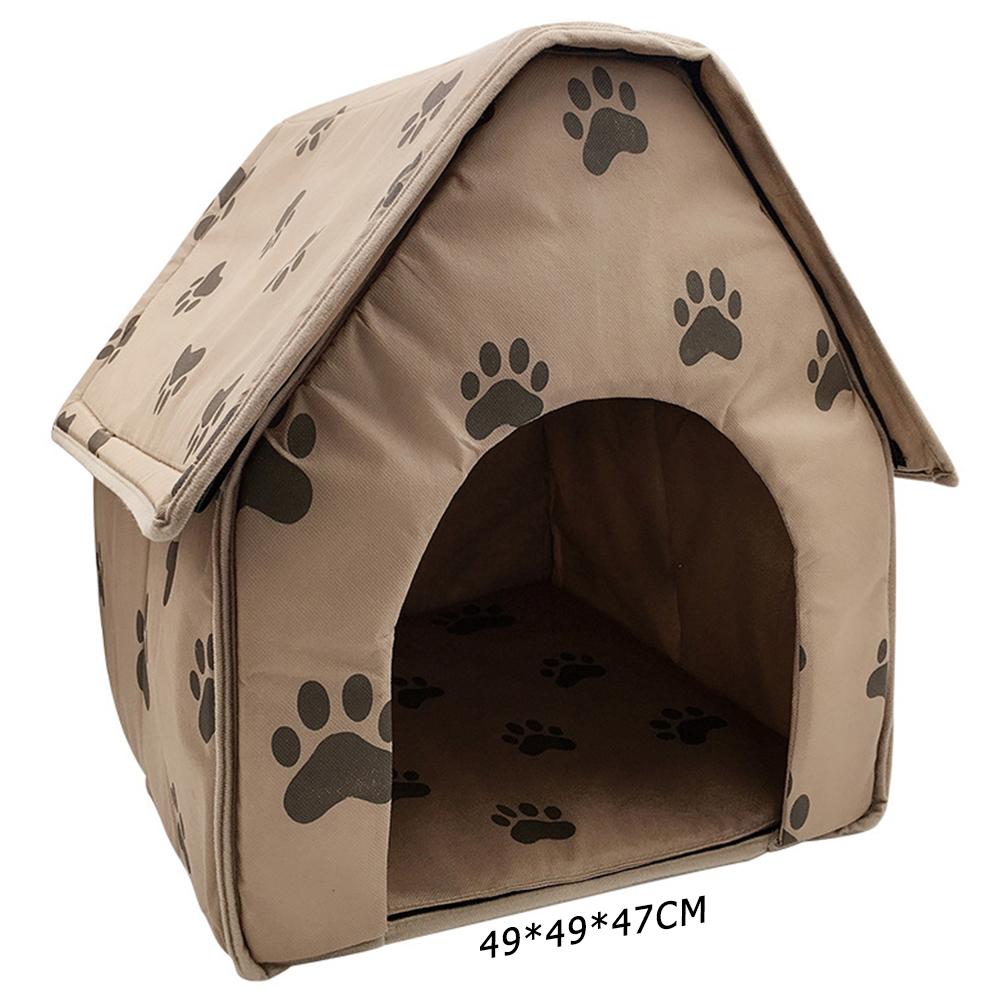 Cão de estimação portátil casa do gato dobrável inverno quente cama do animal de estimação ninho bonito casa forma gato filhote de cachorro canil filhote de cachorro caverna suprimentos