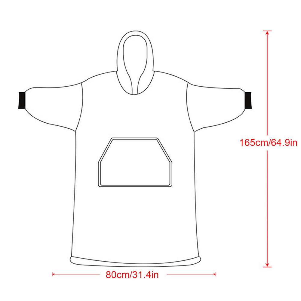 Leniwy kocyk sweter z kapturem sweter damski jesień i zima zimny ciepły piżrano TV koc usługi w domu