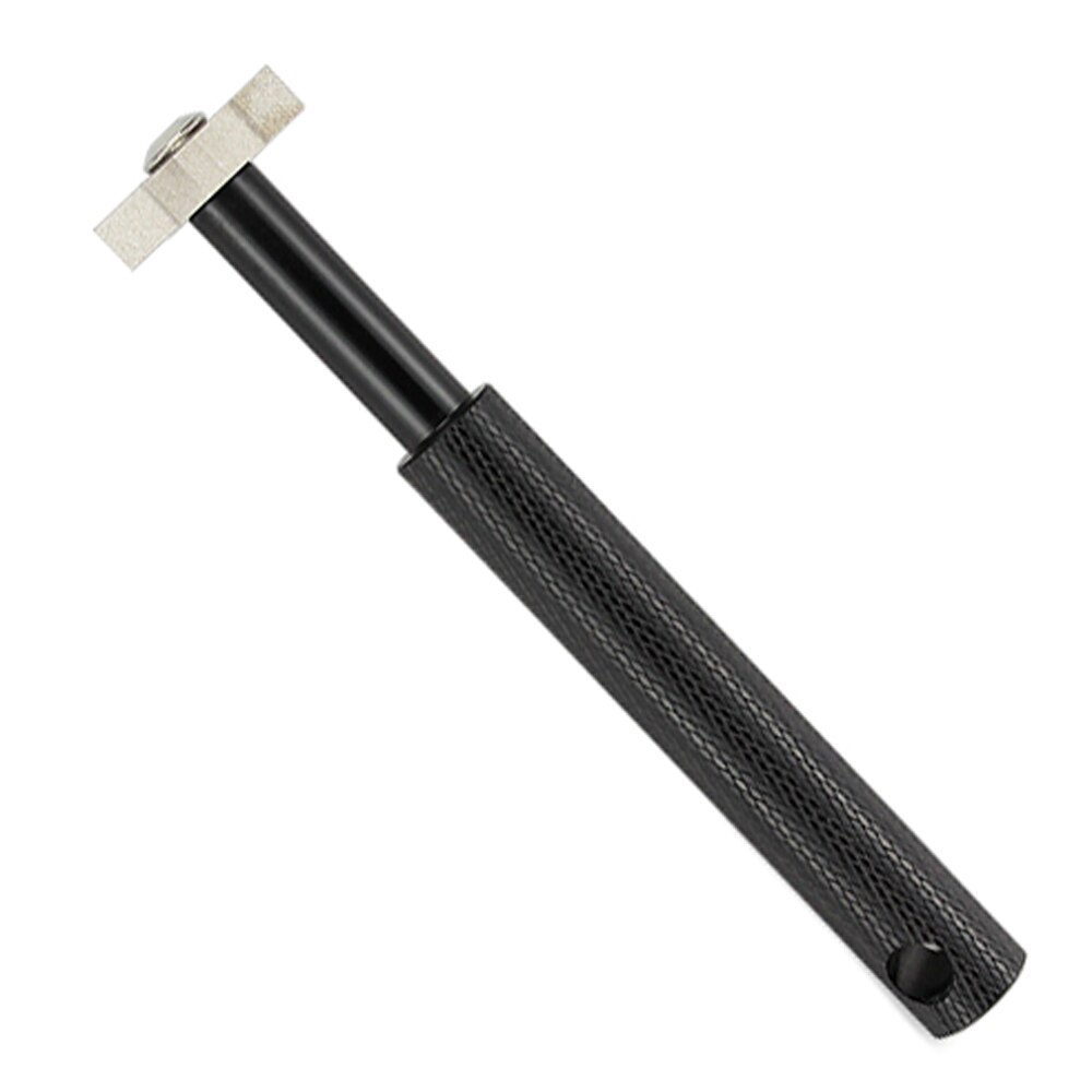 Golf groove tool golf iron wedge club groove sharpener cleaner golf club clear tool vu blade 6 farve golf tilbehør: Sort