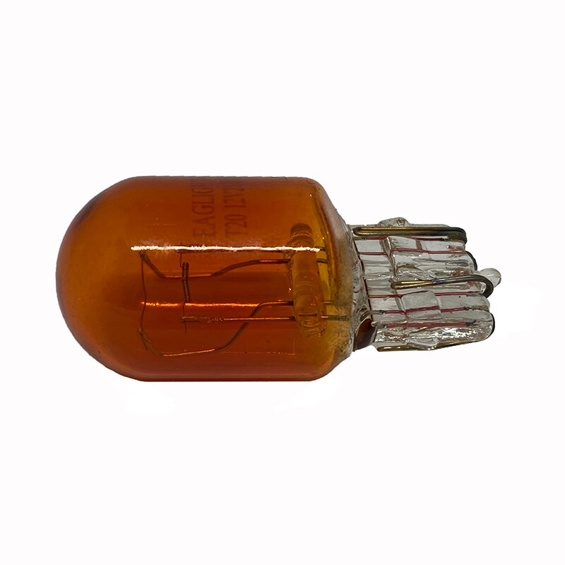 Bombillas halógenas T20 7440 WY21W W21W 7443 W21/5W T20, luz de marcha atrás de respaldo superbrillante para lámpara de señal de coche 12V, color ámbar, rojo y azul