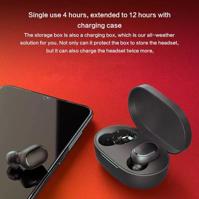 Xiaomi Redmi Airdots 2 Mi True Wireless Bluetooth 5.0 TWS Earphone Gaming Headset Left Right Low Lag Mode Stereo Auto Link