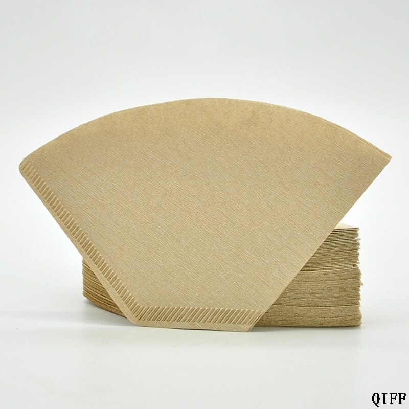 101 "V" Shape Coffee Cup Filter Paper Espresso Machine Mocha Pot Strainer Sheet Mar28