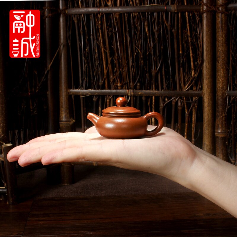 6Pcs Travel Tea Set Porcelain Double Wall Cup Flower Dragon Moutain Teapot Kung Fu Tea Set Teaware A: Small teapot