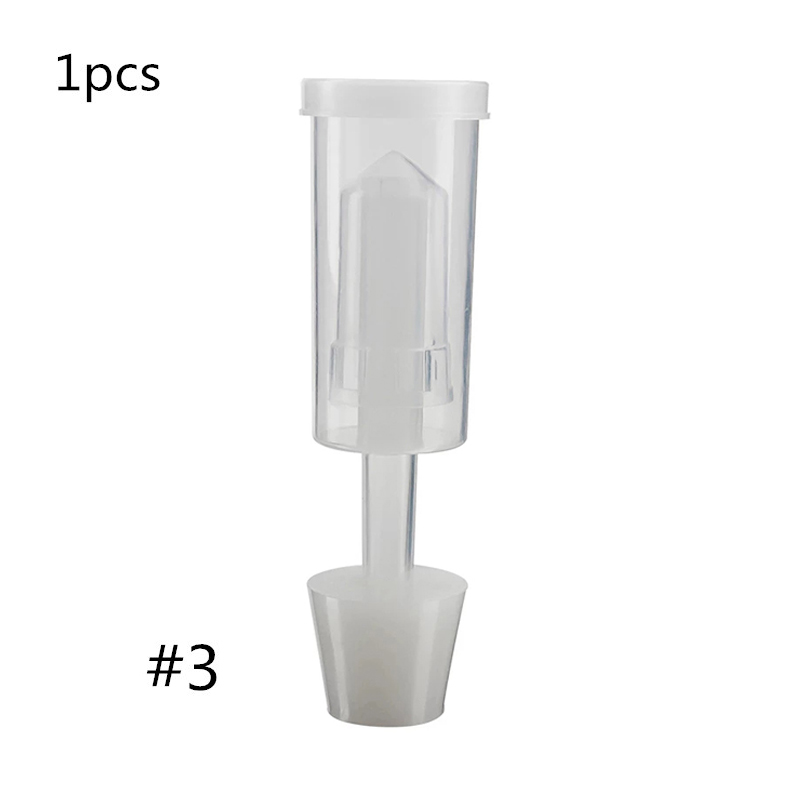 camera d'equilibrio in plastica impostato camera d'equilibrio per birra fatta in casa con occhielli in silicone Cilindro per birra Fermentor aria serratura Scarico unidirezionale sigillato ad acqua: Grigio scuro