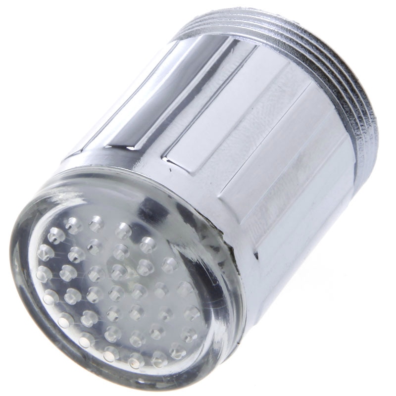 7 kleurrijke Tap Nozzle LED Light Kraan Water Douche LED Kraan Licht Veranderende Kleuren TE Tap Kranen