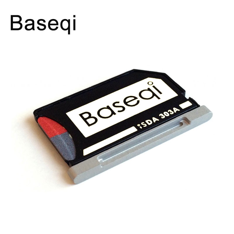 Baseqi Metalen MiniDrive Card Adapter microSD/TF Reader Voor Macbook Pro Retina 13 inch Laptop 303A NinjaDrive
