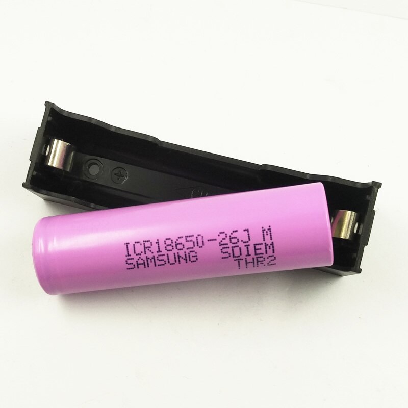 ATORCH ABS 18650 Battery box Plastic DIY Tester Holder Case Storage Box for 1X 18650 power bank 3.7V&quot; with Hard Pin