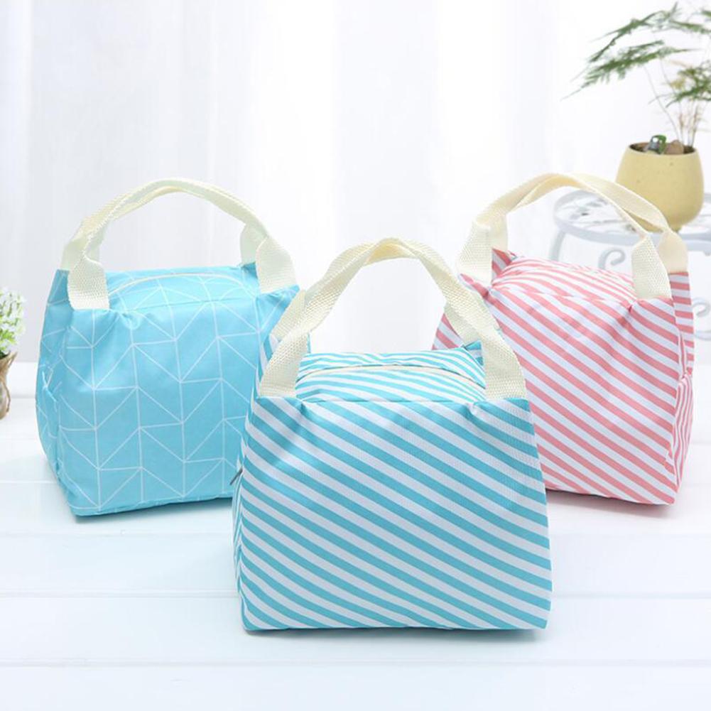 Women Kid Stylish Portable Flower Lemon Bird Food Catus Storage Bag Picnic Pouch food storage bag has a compact size, Beach bag