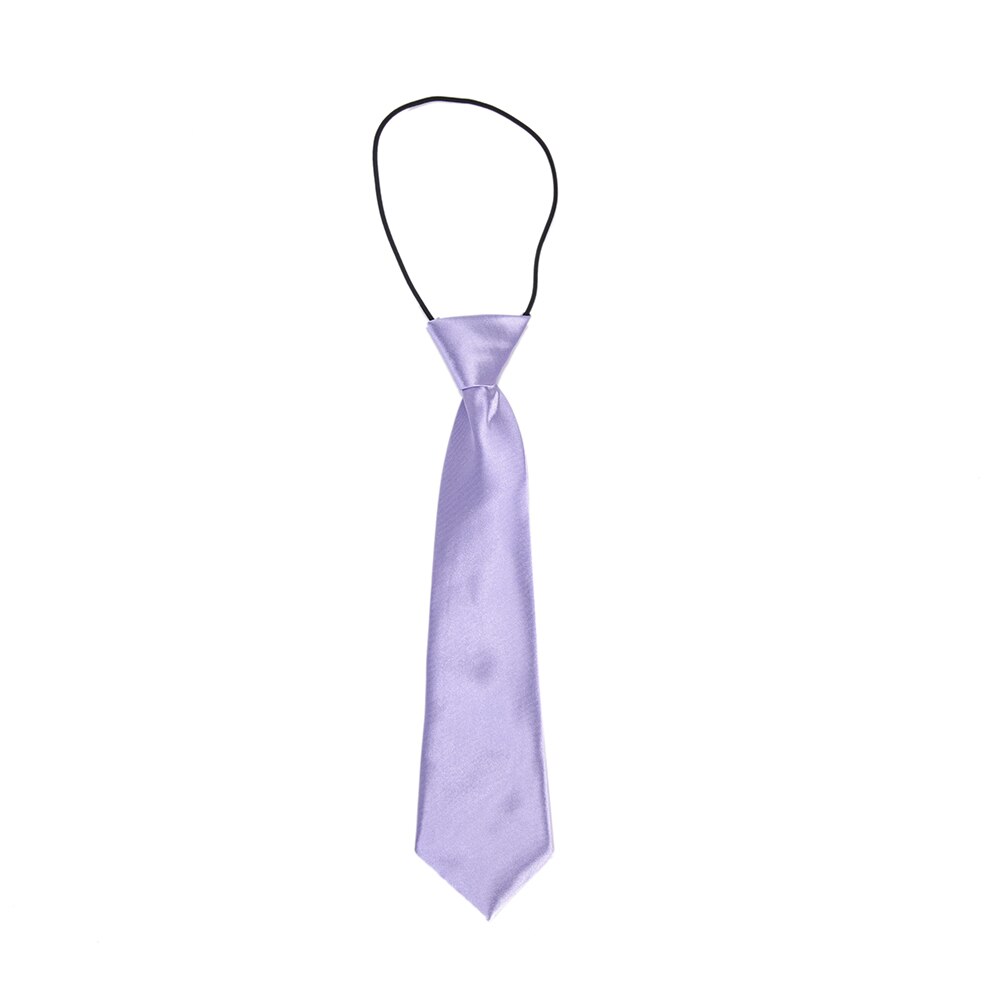 Costume classique pour enfants, 11 couleurs unies, nœud papillon ajustable, rouge, noir, blanc, cravate pour enfants: Violet