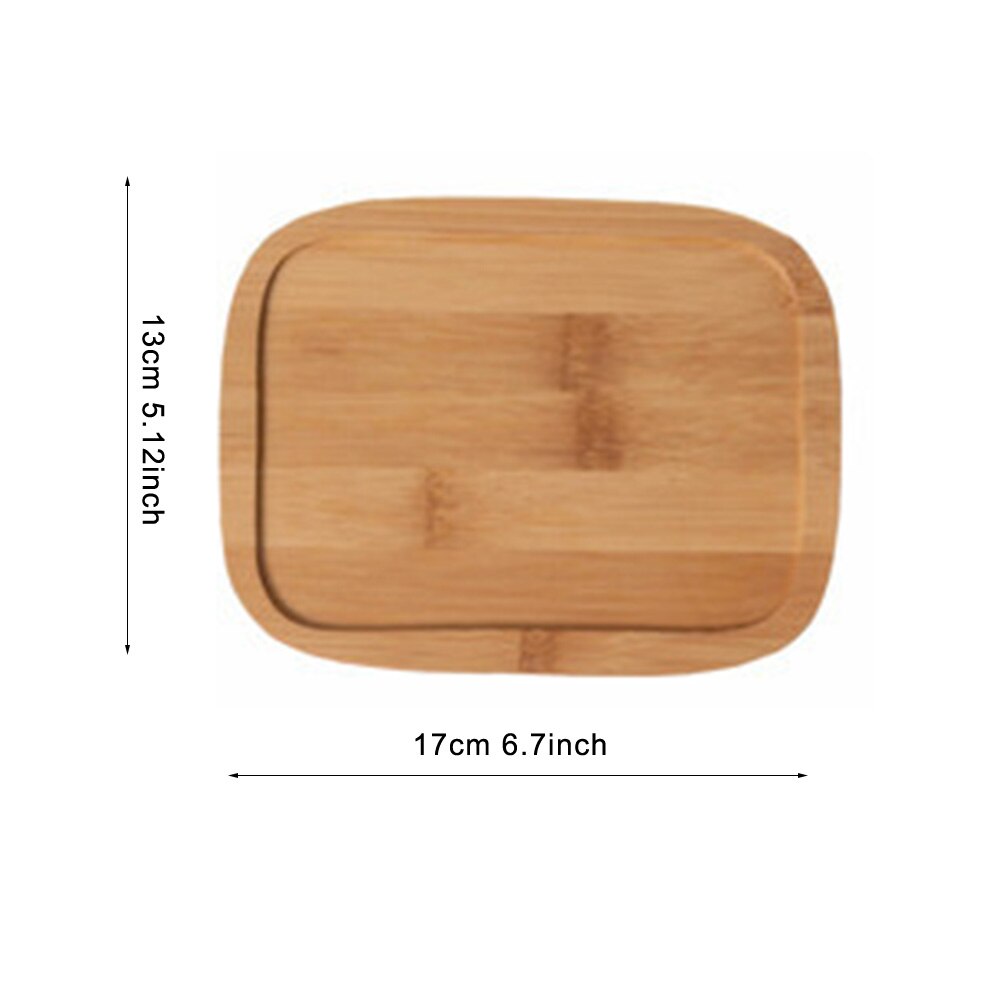 Ceramics Butter Dish With Lid East/West Coast Butter With Handle Bamboo Tray Simple Pure Rectangular Butter Plate Kitchen Tool