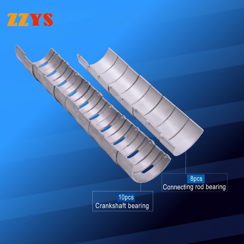 STD Oversize 0.25 0.5 Con Connecting Rod Crankshaft Main Bearing Set for Yamaha YZF600 YZF 600 R6 Rossi R46 Replica YZF-R6 2005